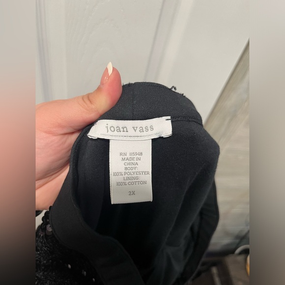 Joan Vass Plus Size Sequence Pants - Picture 4 of 4